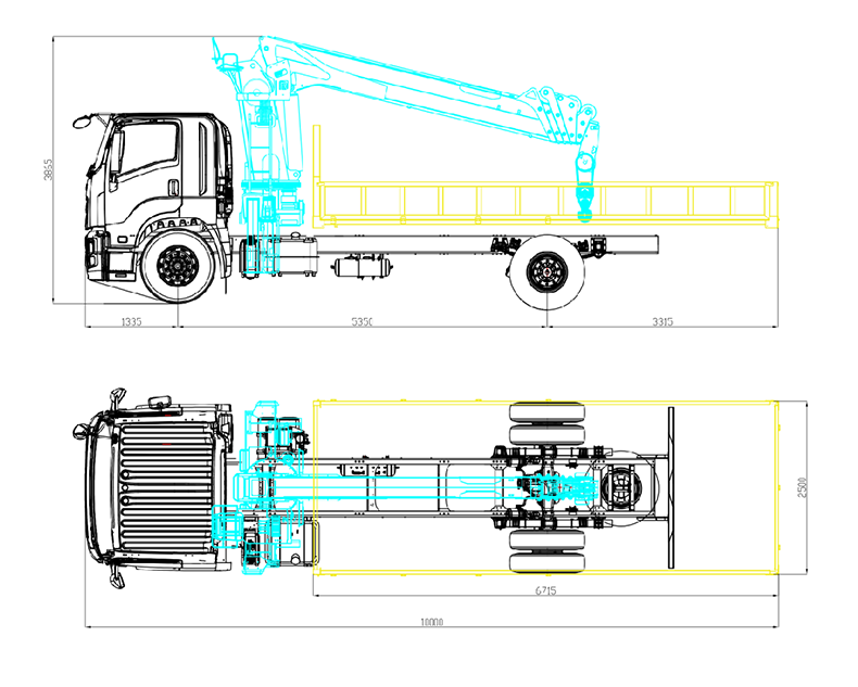 Xe cẩu dẫn động trái/phải 8 tấn