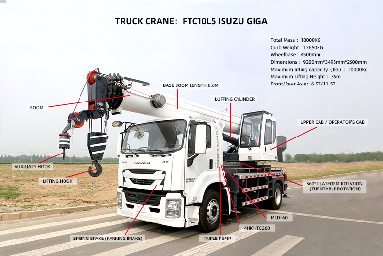 Xe cẩu 10 tấn 4*2