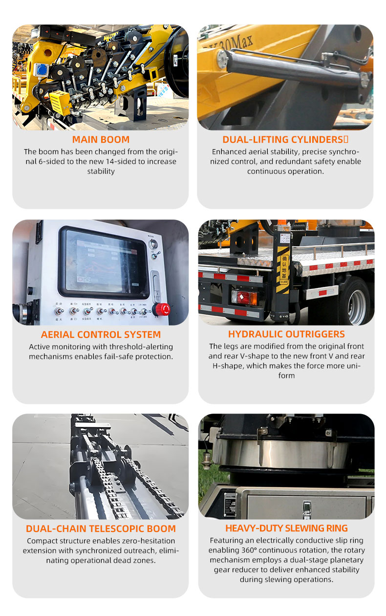 Camión con canasta hidráulica de 30,3 metros