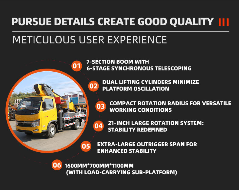 Camión con canasta hidráulica de 30,3 metros