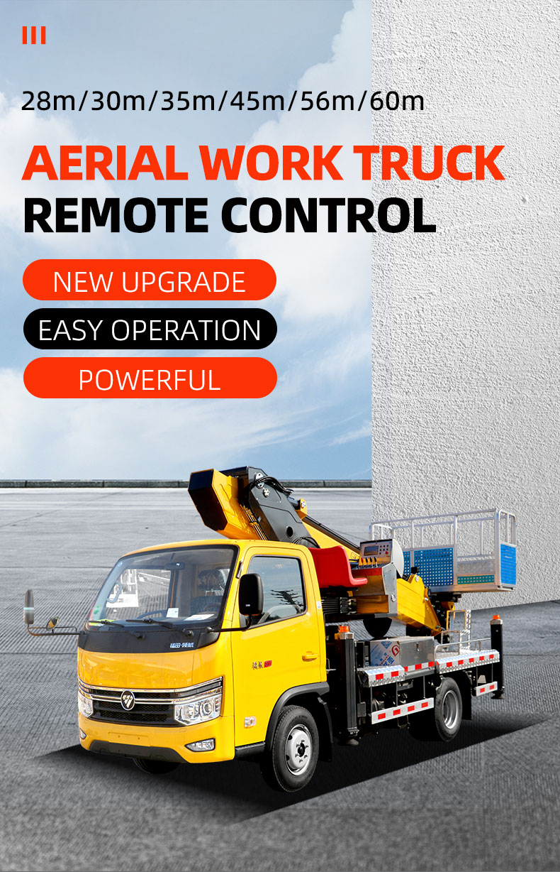 Camión con canasta hidráulica de 30,3 metros